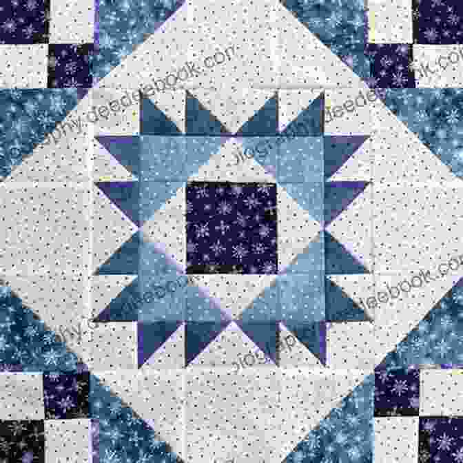 A Close Up View Of A Country Crown Quilt Block Pattern, Showcasing Its Intricate Piecing And Symmetrical Design. Rock That Quilt Block: 10 Gorgeous Quilts To Make From The Country Crown Block
