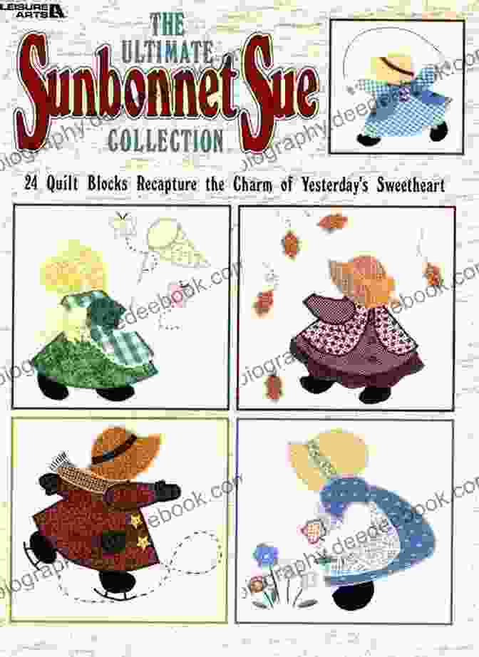 A Collection Of Sunbonnet Sue Merchandise, Including Books, Dolls, And Toys. Sunbonnet Sue S Nursery Rhymes: A Collection Of Outline Patterns For Redwork Embroidery And Other Crafts