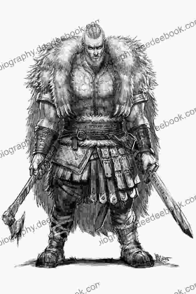 A Depiction Of Bjorn Ironside, A Viking Warrior With A Muscular Physique And A Stern Expression, Wielding A Sword And Shield In Battle. A Dynasty Of Giants (Viking Sagas 1)