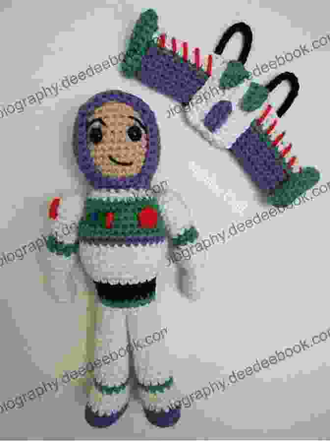 A Dynamic And Futuristic Crocheted Buzz Lightyear Doll With A Space Suit And Wings Disney Amigurumi For Newbie: Amazing Pattern To Make Disney Dolls: Disney Pattern For Beginners