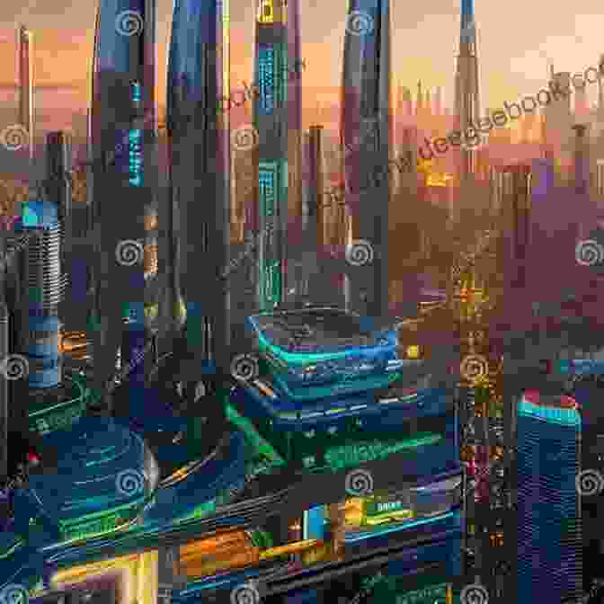 A Futuristic Cityscape With Advanced Technology And Artificial Intelligence Signs Preceding The End Of The World