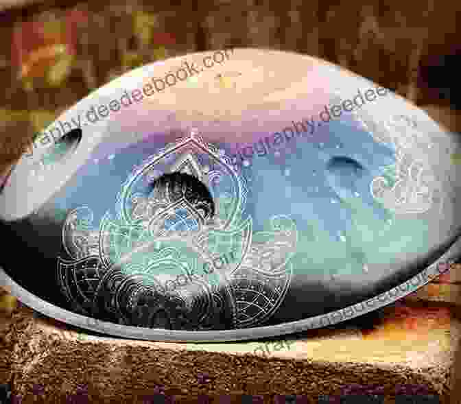 A Handpan With A Vibrant Blue Finish 33 Traditional Native American Songs For Tongue Drum And Handpan: Play By Number