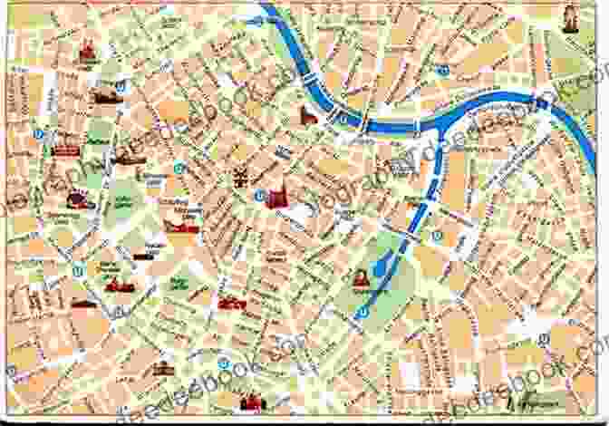 A Map Of Vienna With The Hotel Baron Adam And Laura Prominently Positioned In The City Center, Surrounded By Nearby Landmarks And Attractions. A Summer Affair: 2 The Hotel Baron Adam And Laura