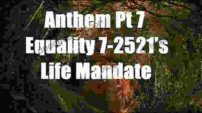 A Still From Anthem Featuring Equality 7 2521 Standing In Front Of A Massive Statue Symbolizing The Council Anthem Noah Hawley