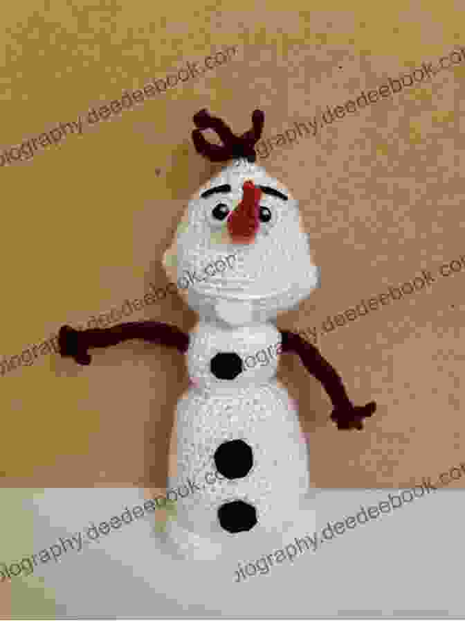 A Whimsical And Cheerful Crocheted Olaf Doll With A Carrot Nose And Stick Arms Disney Amigurumi For Newbie: Amazing Pattern To Make Disney Dolls: Disney Pattern For Beginners