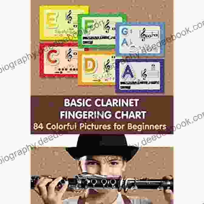 B Fingering Diagram Basic Clarinet Fingering Chart: 84 Colorful Pictures For Beginners (Fingering Charts For Brass Woodwind Instruments)