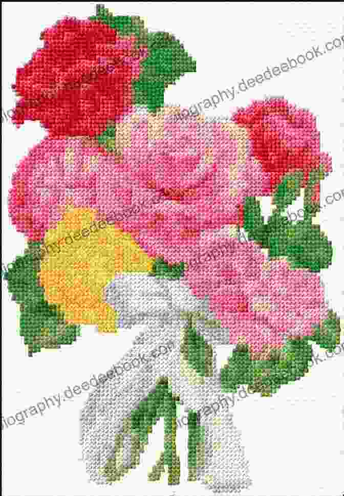 Brenda Sanders Bountiful Bouquets Cross Stitch Pattern Featuring An Array Of Colorful Flowers 10 Flower Cross Stitch Patterns Brenda Sanders