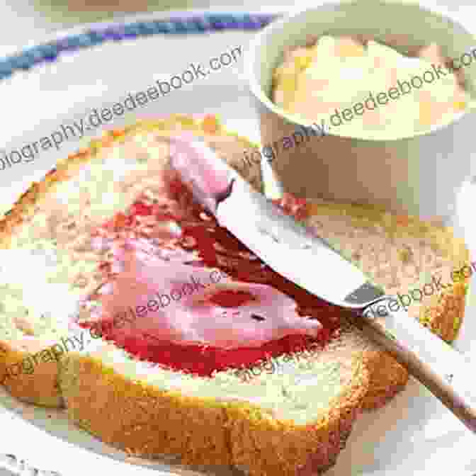 Chunky Jam Spread On Toast, Showcasing Its Hearty Texture And Fruit Chunks Preserving Canning: A Guide For Jellies Jams Preserves More