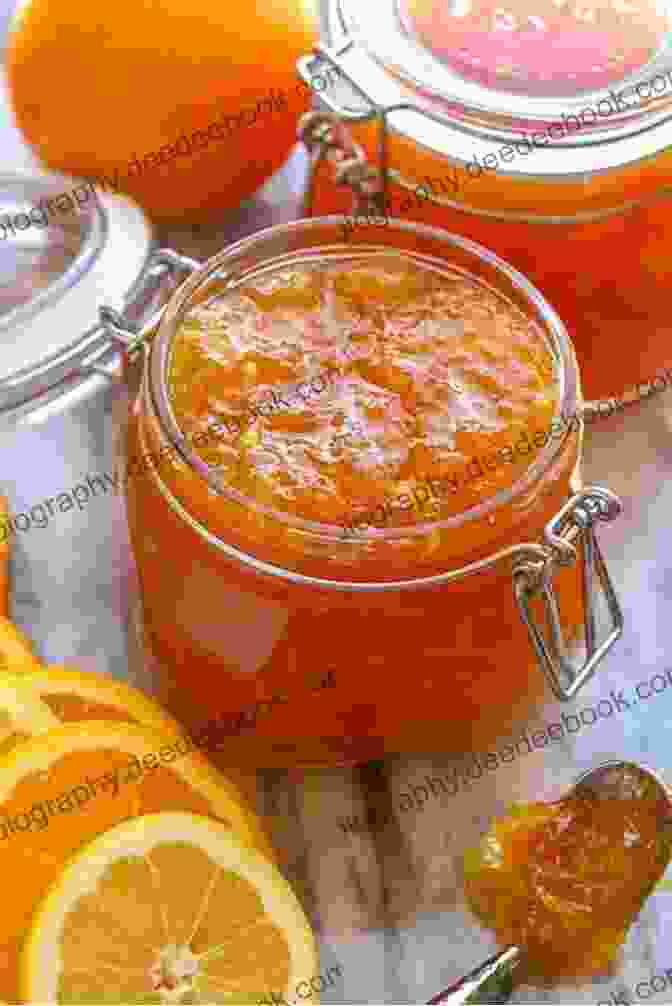 Citrus Marmalade In A Jar, Showcasing Its Vibrant Citrus Peel And Tangy Color Preserving Canning: A Guide For Jellies Jams Preserves More