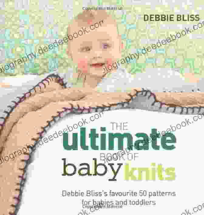 Cover Of 'Baby Knits For Beginners' By Debbie Bliss Featuring A Knitted Baby Blanket And Booties Baby Knits For Beginners Debbie Bliss