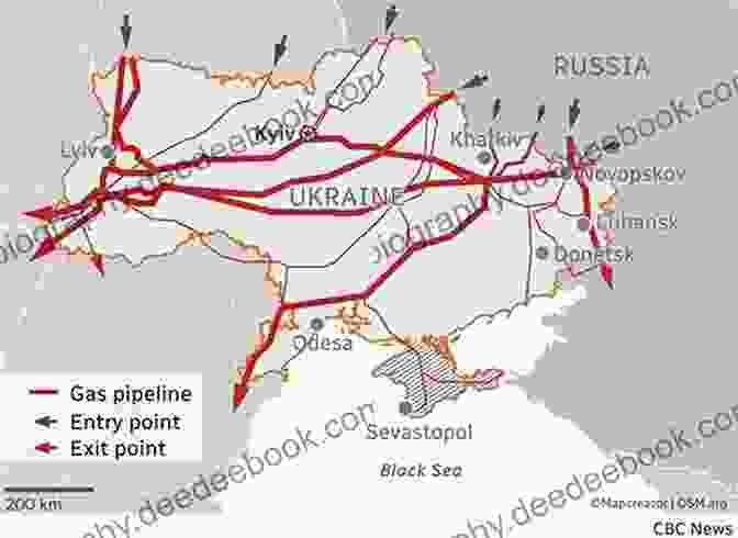 Diagram Showing Russia's Gas Pipelines Passing Through Ukraine Russia Ukraine: Real Reasons Russia Invaded Ukraine