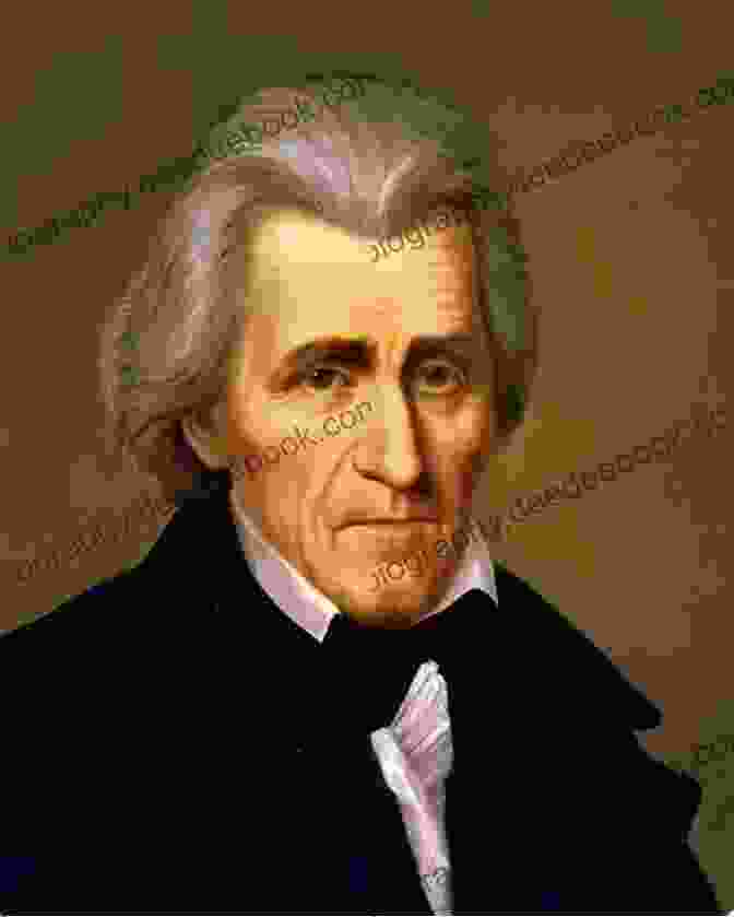 Drawing Of Andrew Jackson, The Seventh President Of The United States. Drawings: Portraits Of The 45 US Presidents