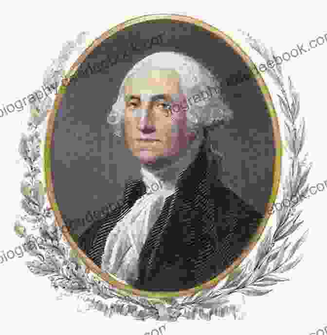 Drawing Of George Washington, The First President Of The United States. Drawings: Portraits Of The 45 US Presidents