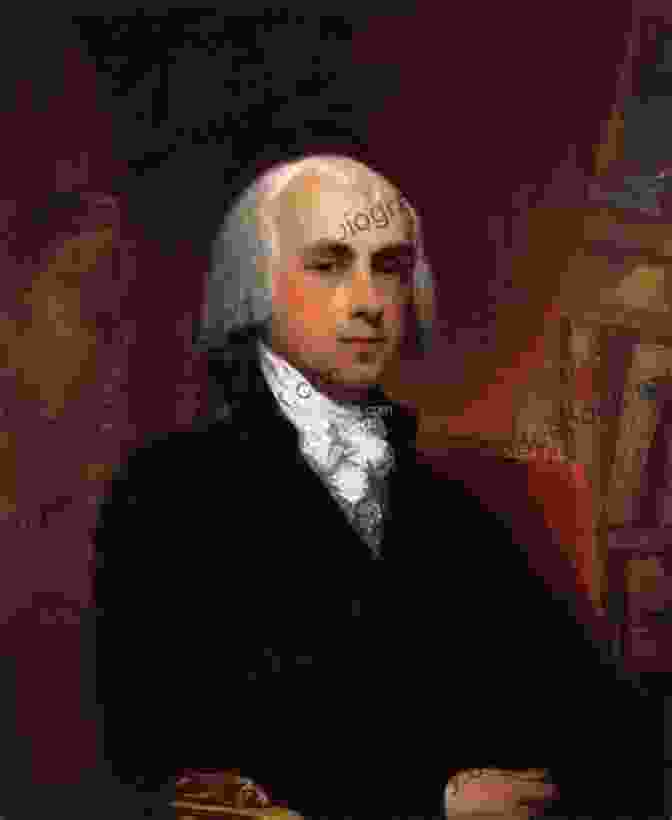 Drawing Of James Madison, The Fourth President Of The United States. Drawings: Portraits Of The 45 US Presidents