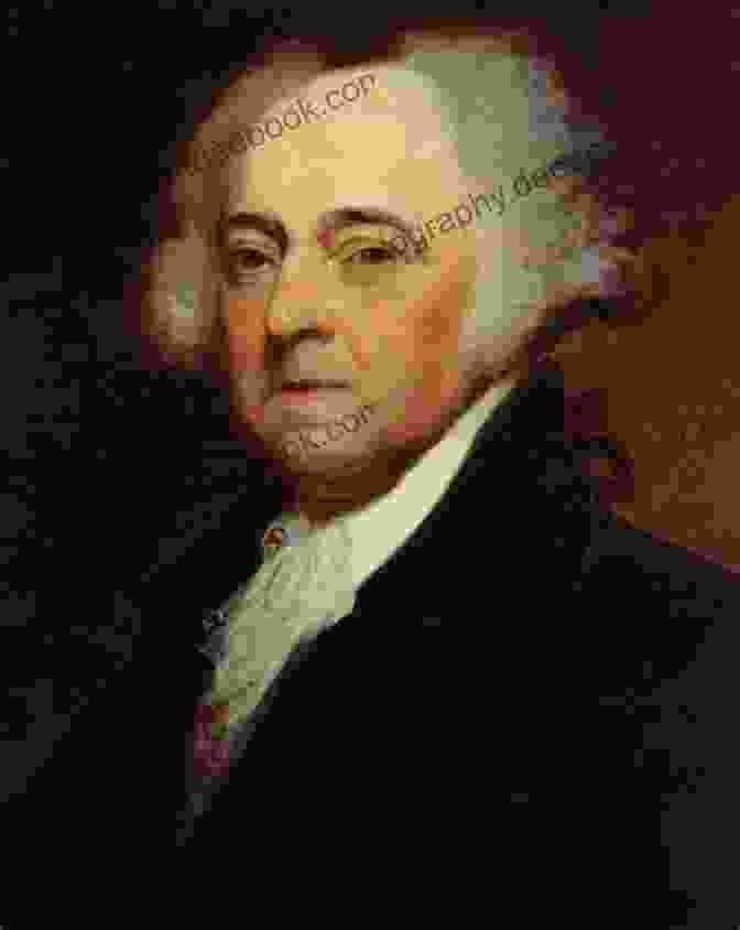Drawing Of John Adams, The Second President Of The United States. Drawings: Portraits Of The 45 US Presidents