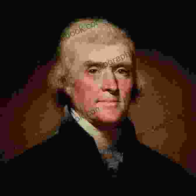 Drawing Of Thomas Jefferson, The Third President Of The United States. Drawings: Portraits Of The 45 US Presidents