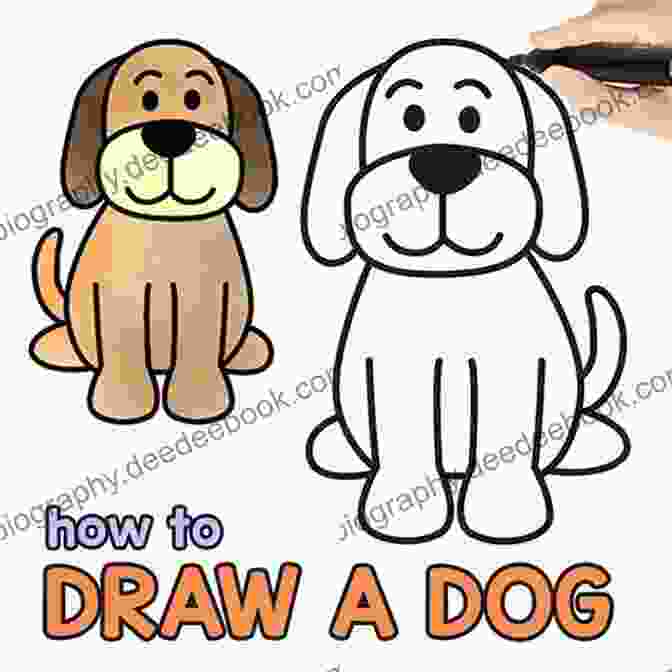 How To Draw A Dog How To Draw Cute Animals For Kids: Easy Step By Step Drawing Guide