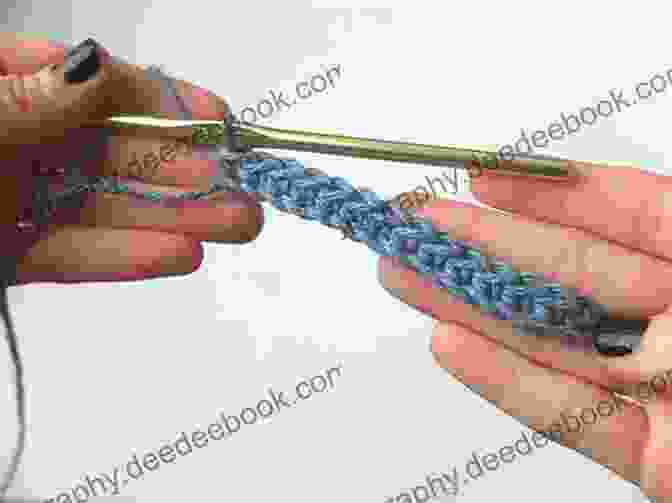 Illustration Of Single Crochet Stitch CROCHET FOR BEGINNERS: A Step By Step Guide To Learn Crocheting Easily Tons Of Illustrations And Pictures Included