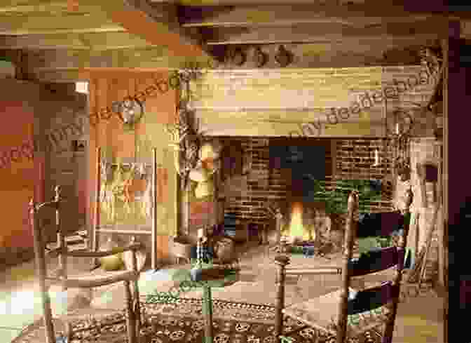 Interior Of The Turnkey's Cottage, Showing Original Fireplace And Wooden Beams The Turnkey Of Highgate Cemetery