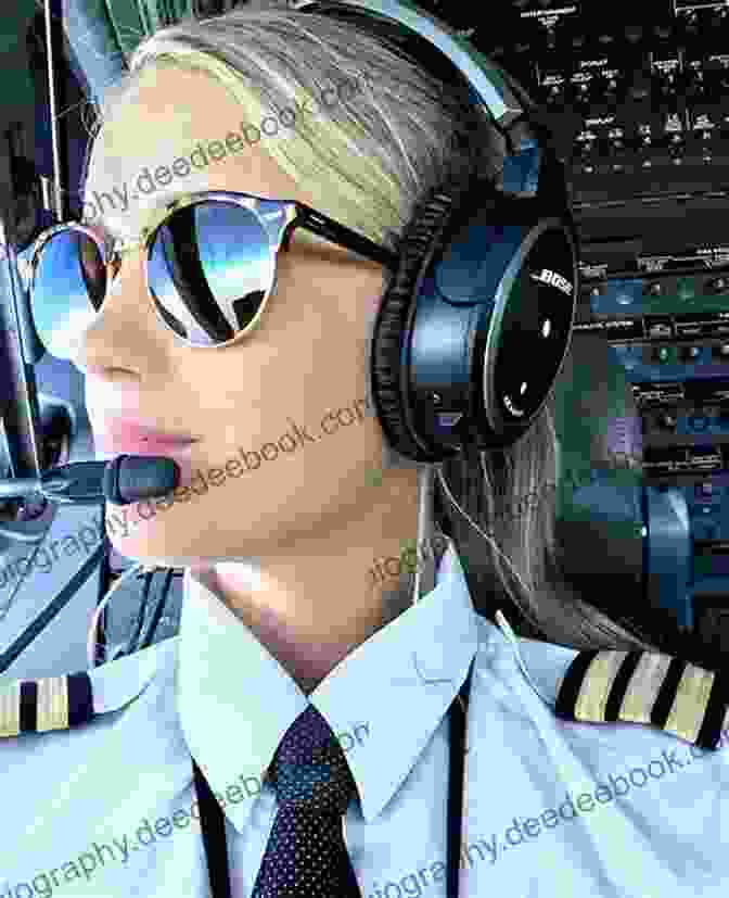 Portrait Of A Smiling Female Pilot Wearing A Headset The Flying Life: Stories For The Aviation Soul