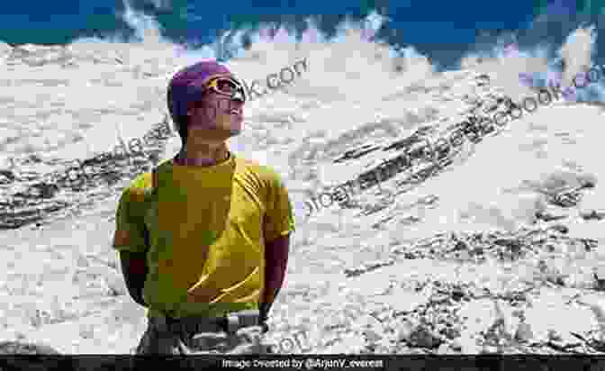 Shanty Boy Parul Khole, An Indian Mountaineer, Standing On A Mountain Summit With A View Of The Himalayas Shanty Boy Parul Khole