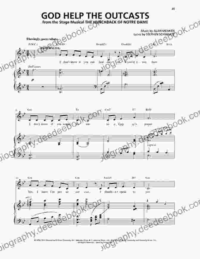 Tenor Sax Sheet Music For 'God Help The Outcasts' 101 Disney Songs For Tenor Sax