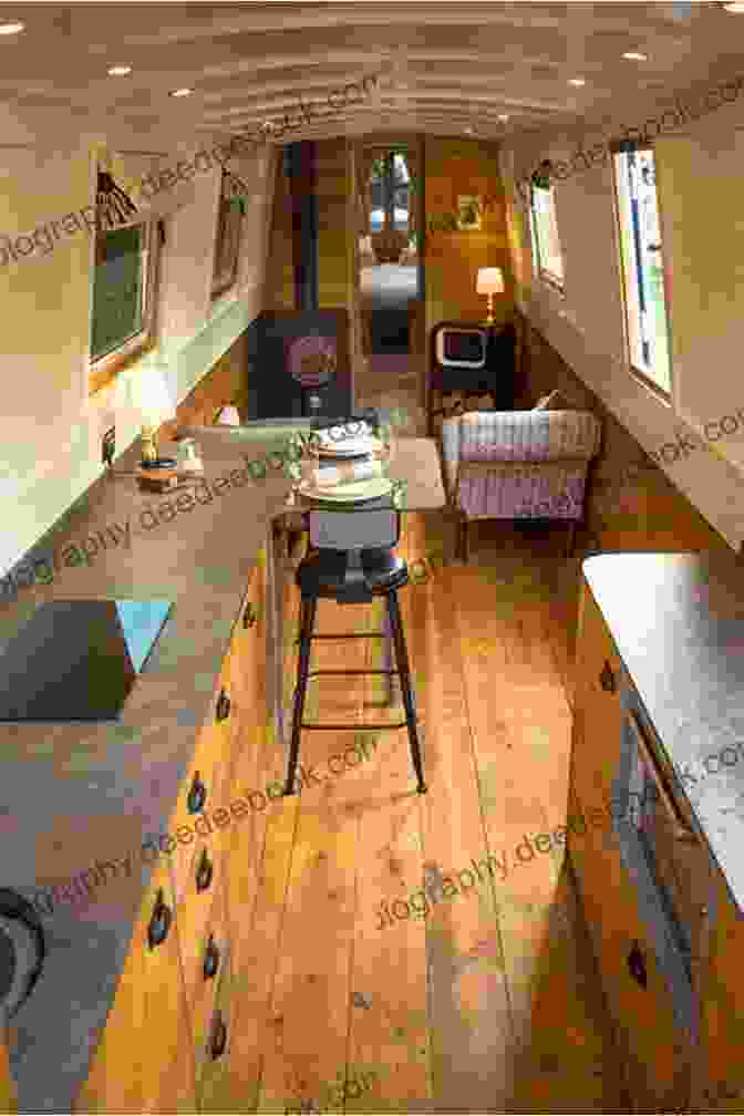 The Interior Of A Narrowboat Is Cozy And Inviting, With A Well Equipped Kitchen, Comfortable Seating, And A Spacious Deck. Too Narrow To Swing A Cat: Going Nowhere In Particular On The English Waterways