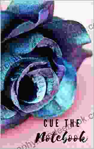 Notebook: Vintage Blue Roses Composition Notebook Large 6 X 9 College Ruled 110 Pages (white Papers)