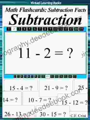 Flash Cards Subtraction (Math Flashcards Subtraction Facts (Math Ebooks))