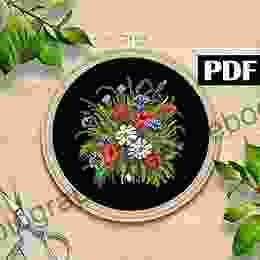 Flowers Cross Stitch Pattern Modern PDF