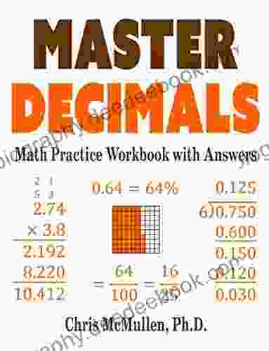 Master Decimals Math Practice Workbook With Answers